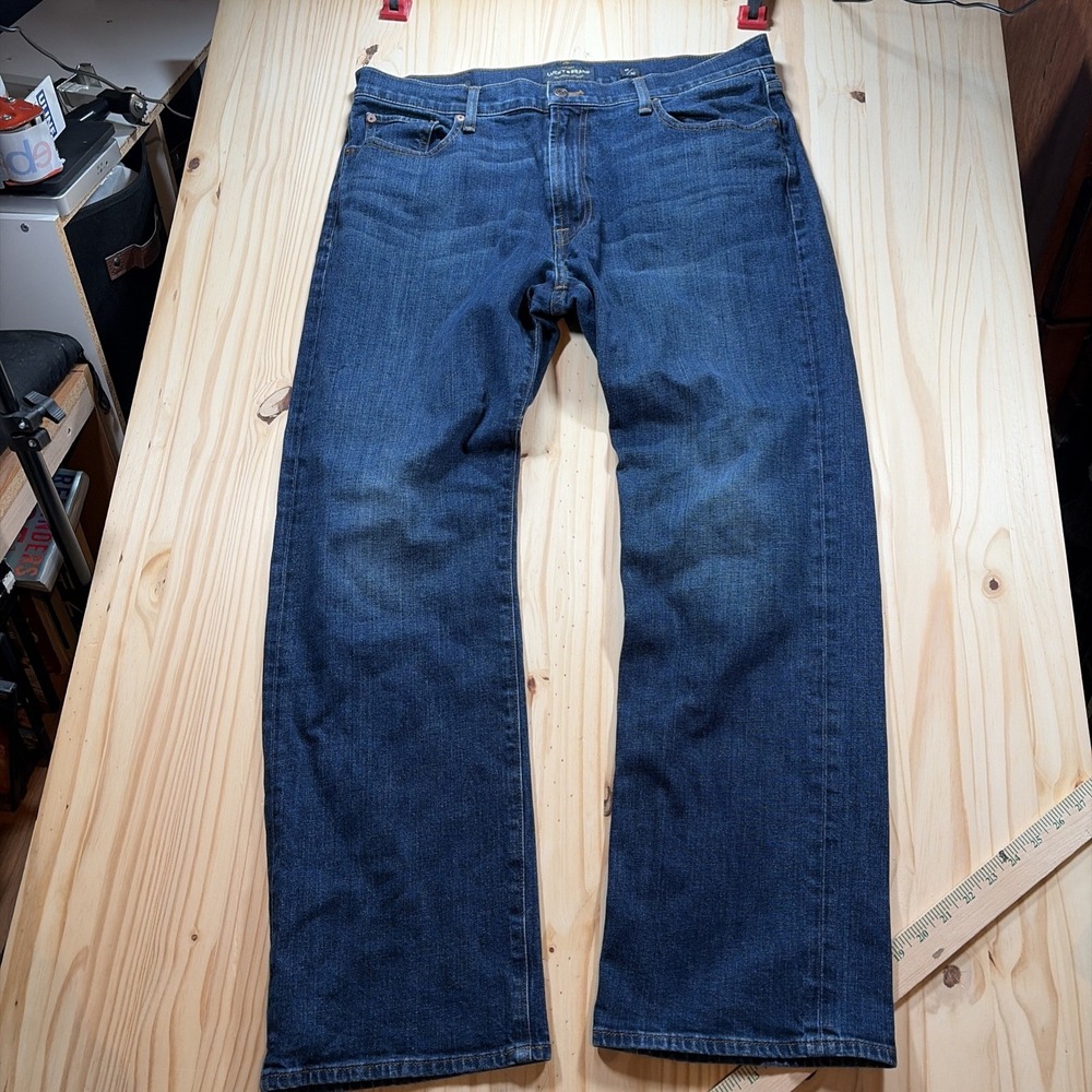 Lucky Brand 181 Men's Relaxed Straight Flex Fit Blue Jeans Size 36x30